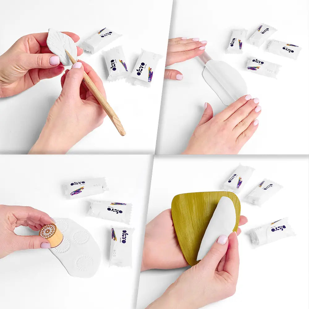 OKTO Colours повітряний пластилін білий (Л - розмір)