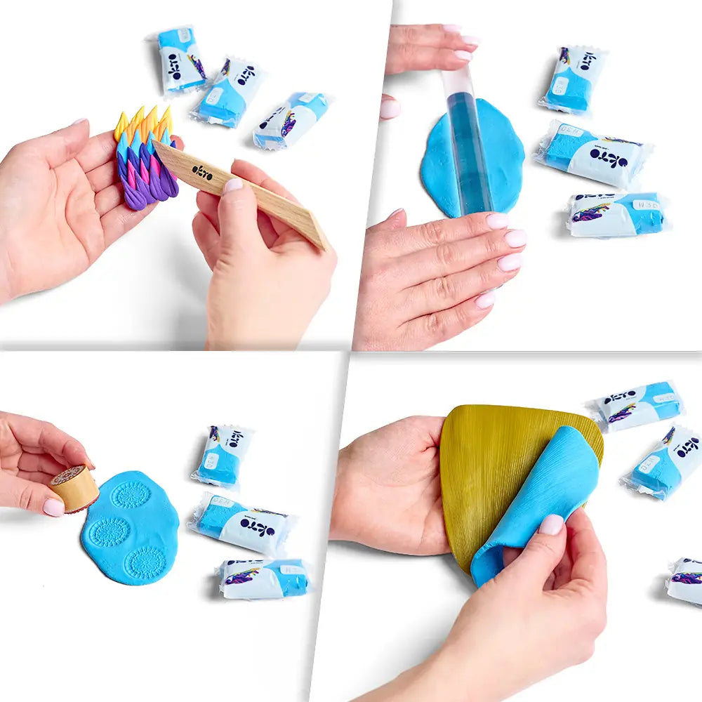 OKTO Colours повітряний пластилін блакитний (S - розмір)