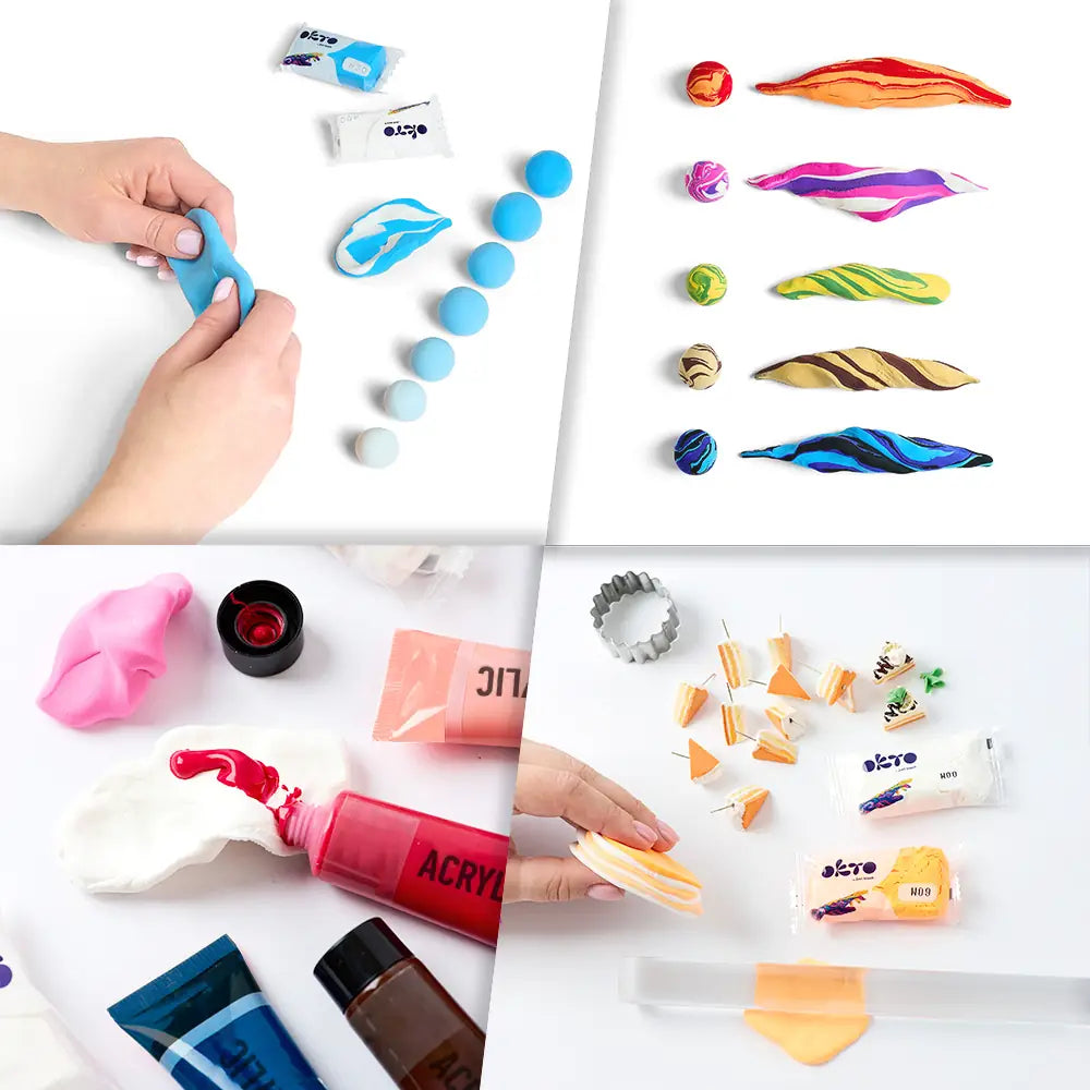 OKTO Colours повітряний пластилін блакитний (S - розмір)