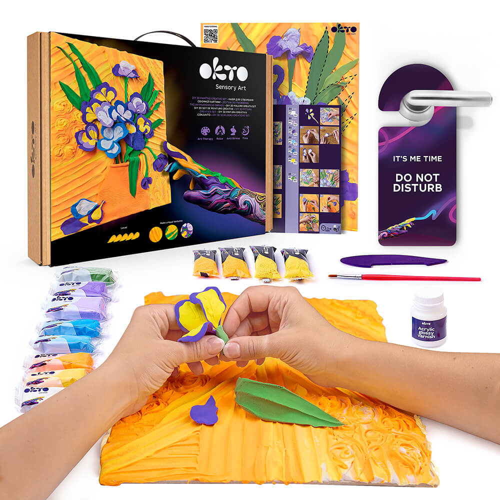 Об'ємна 3D картина “Іриси”