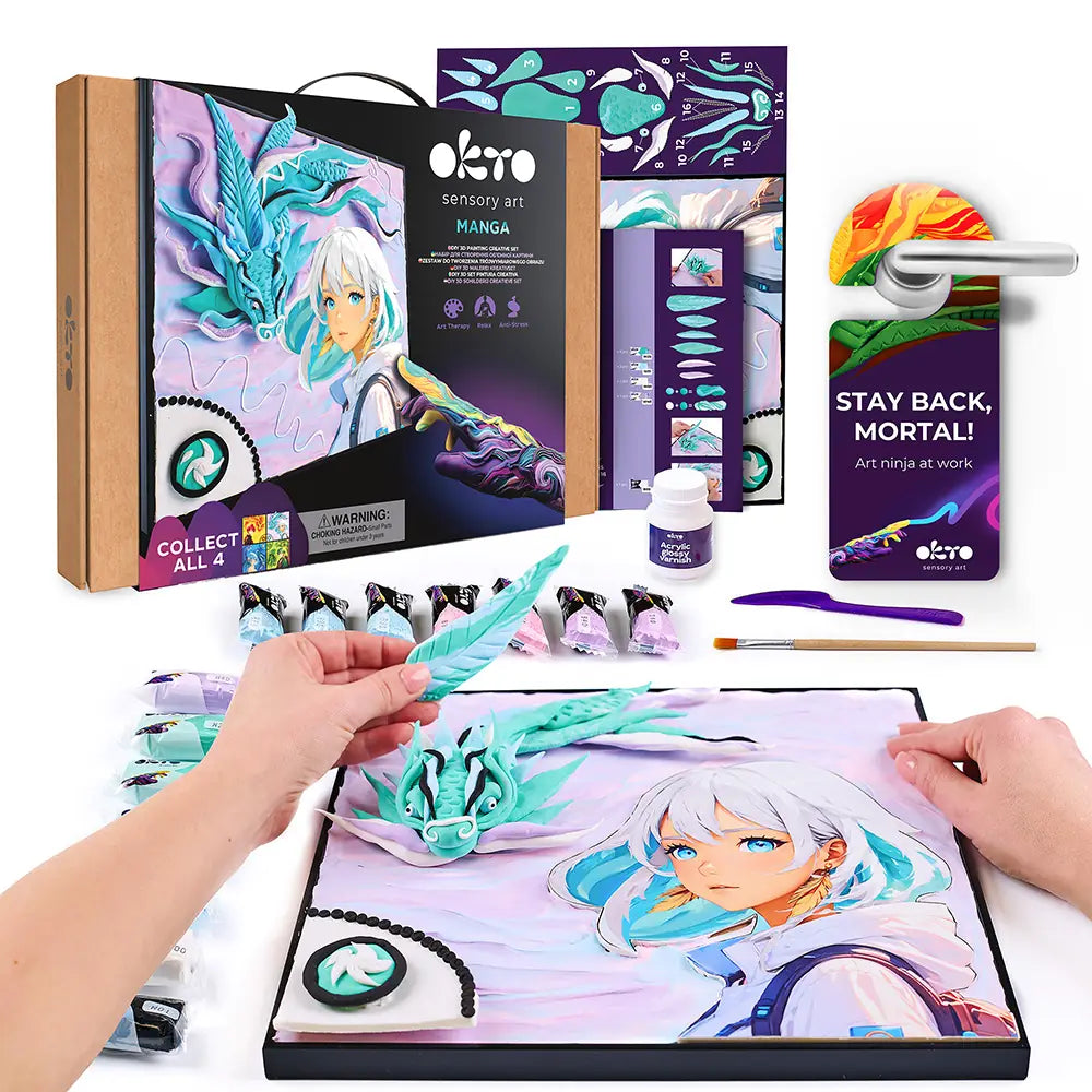 Об'ємна 3D картина Манга "Повітря"