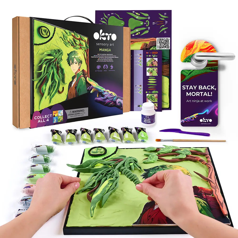 Об'ємна 3D картина Манга "Земля"