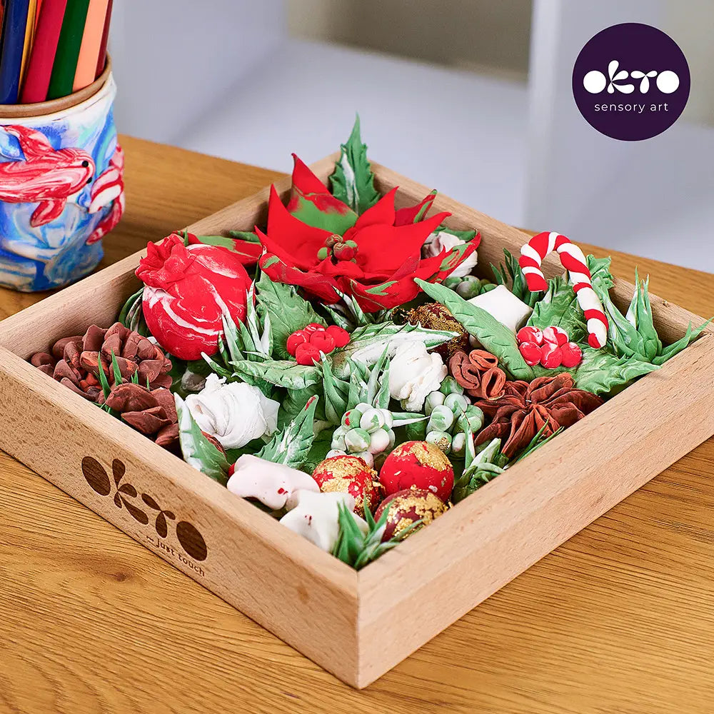 Деревʼяний дисплей для ліплення ОКТО