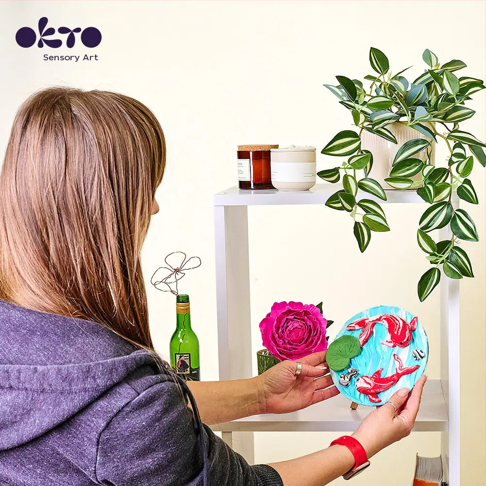 OKTO Colours повітряний пластилін чорний (S - розмір)