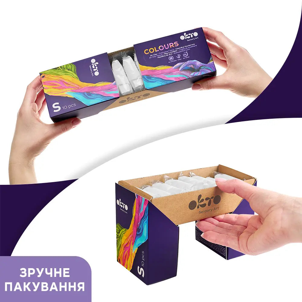 OKTO Colours повітряний пластилін синій (S - розмір)