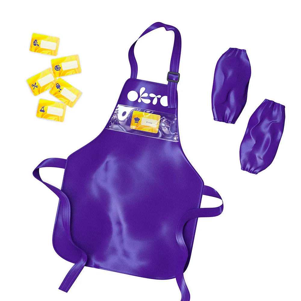 Дитячий фартушок для ліплення та малювання