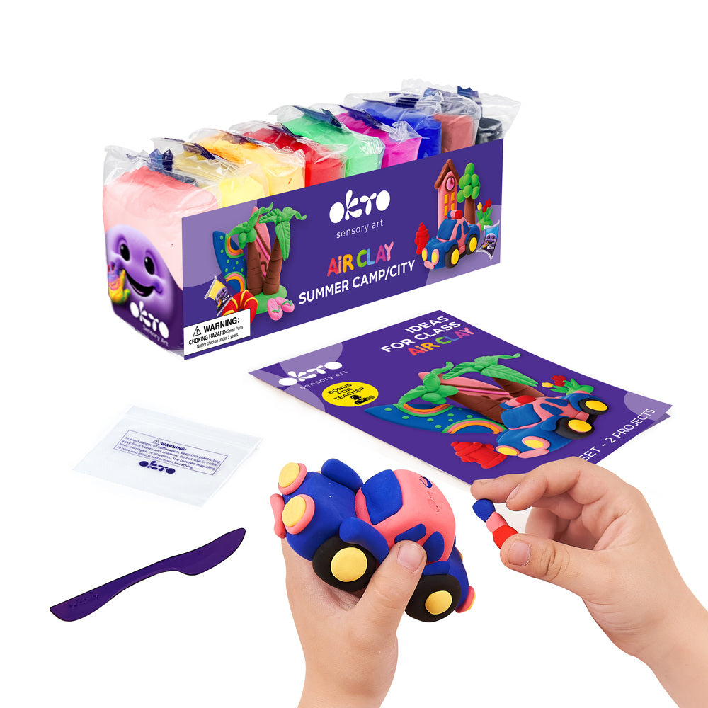 Набір повітряного пластиліну для школи "Табір"