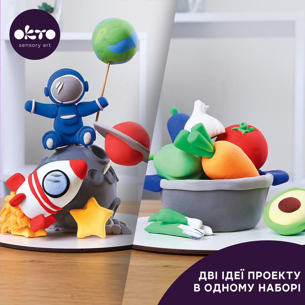 Набір повітряного пластиліну для школи "Табір"