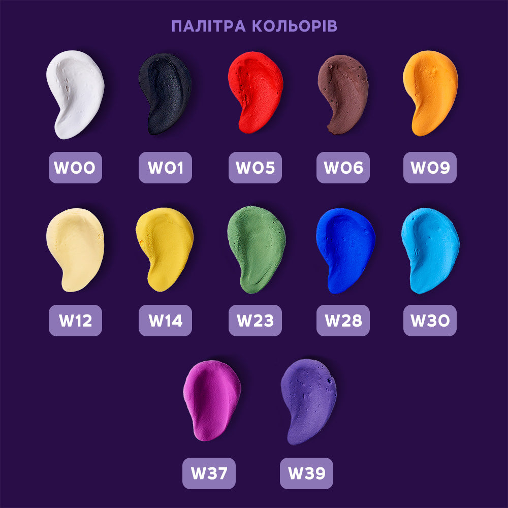 OKTO Colours повітряний пластилін білий (S - розмір)