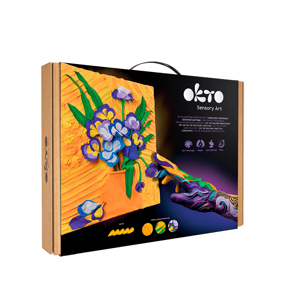 Об'ємна 3D картина “Іриси”