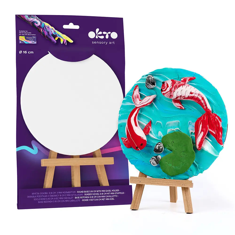 Кругла основа 16 см з міні-мольбертом ОКТО