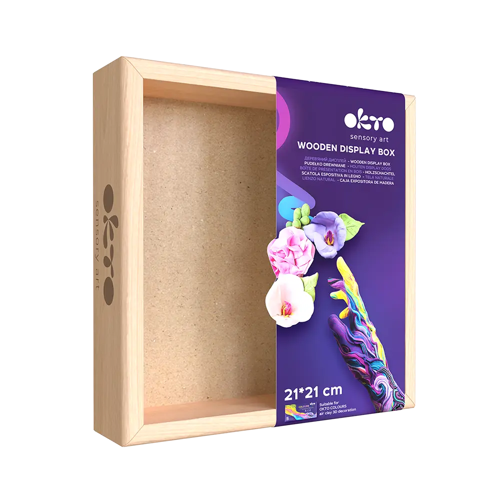Деревʼяний дисплей для ліплення ОКТО