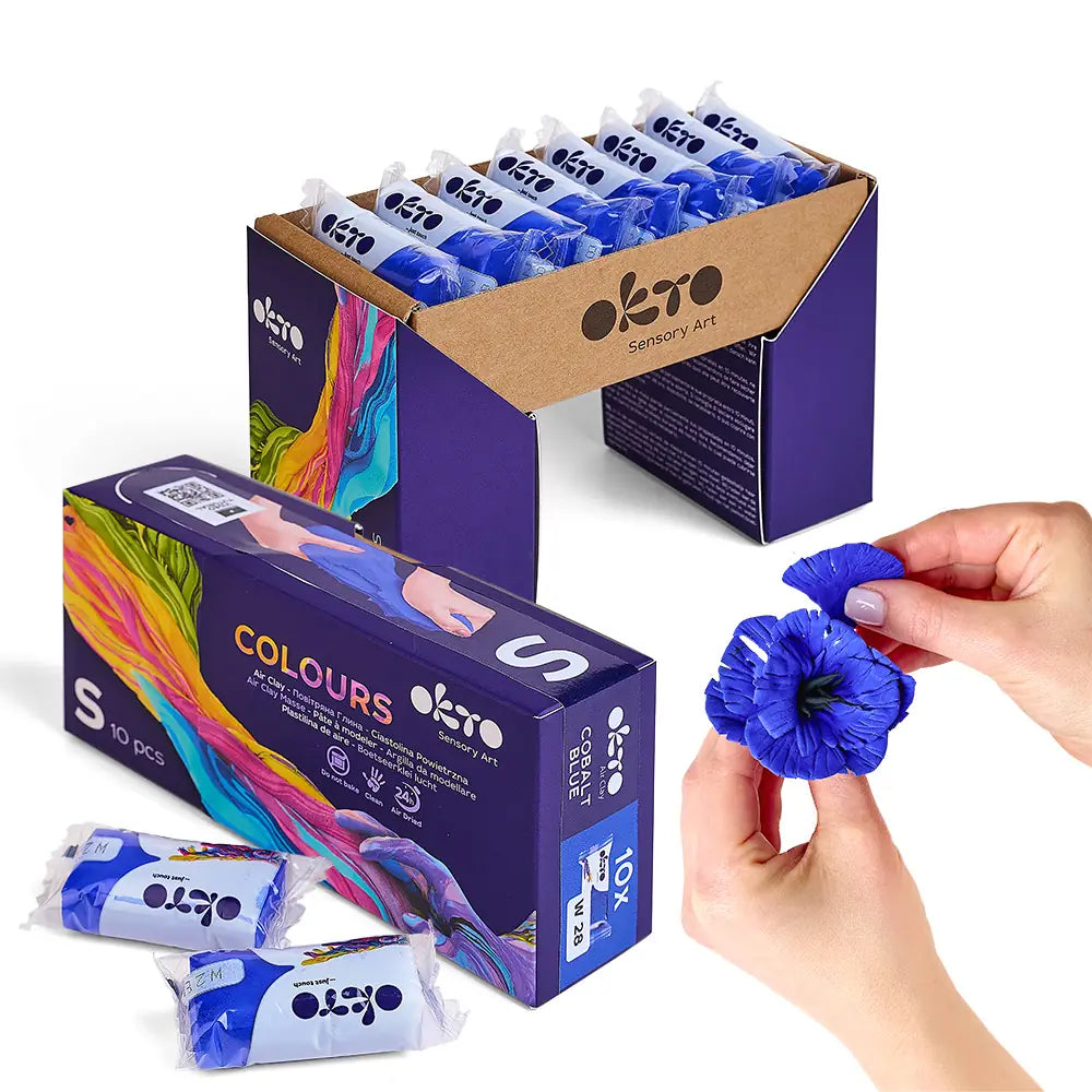 OKTO Colours повітряний пластилін синій (S - розмір)