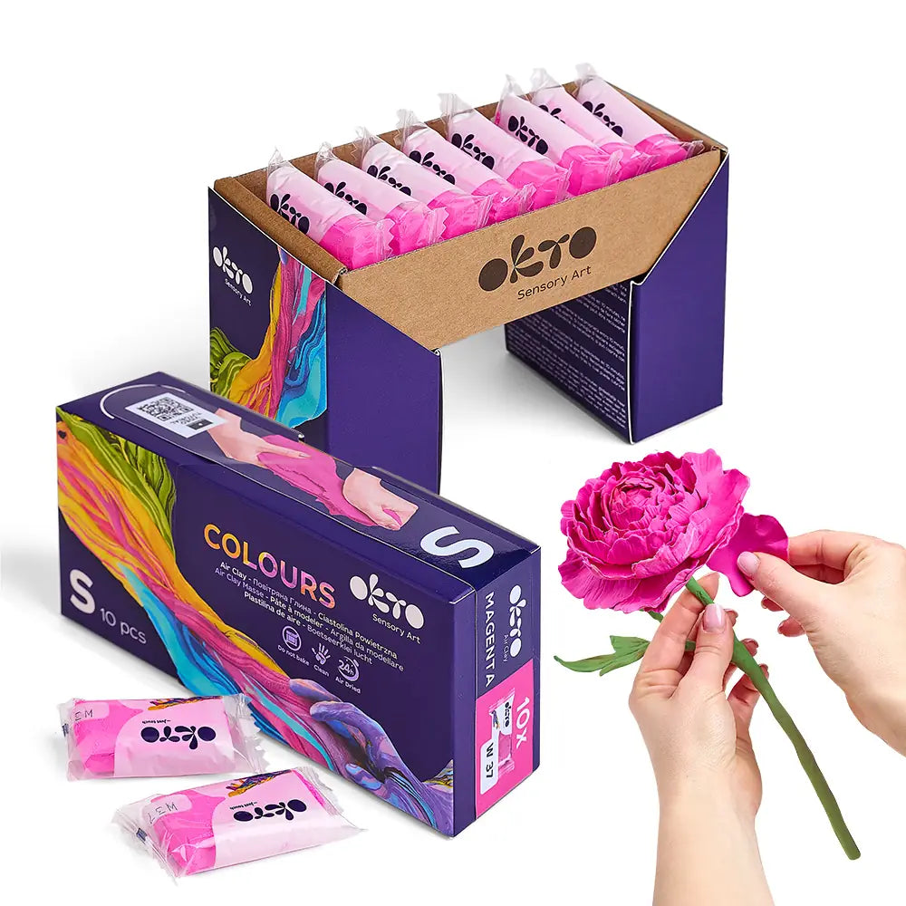 OKTO Colours повітряний пластилін маджента (S - розмір)