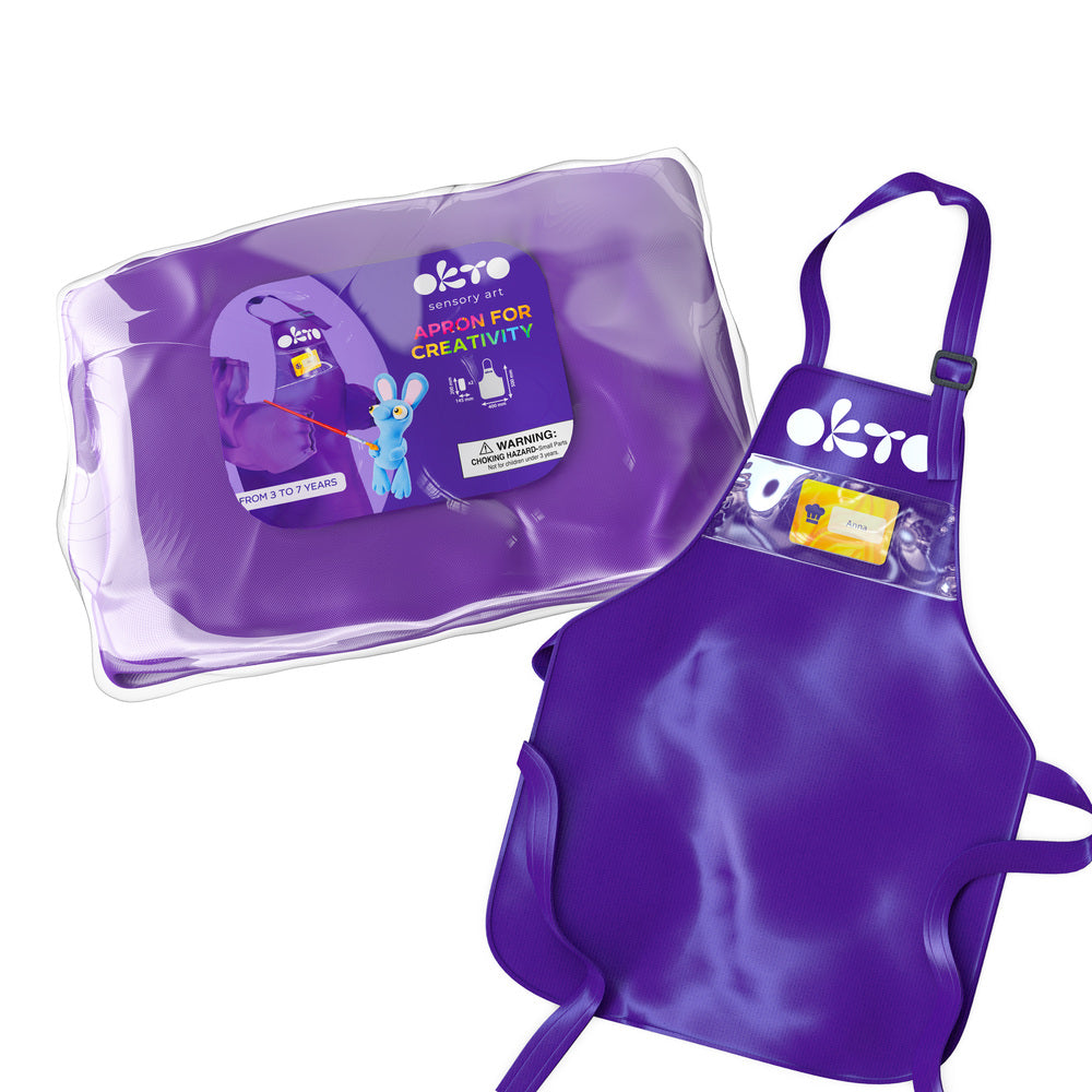 Дитячий фартушок для ліплення та малювання