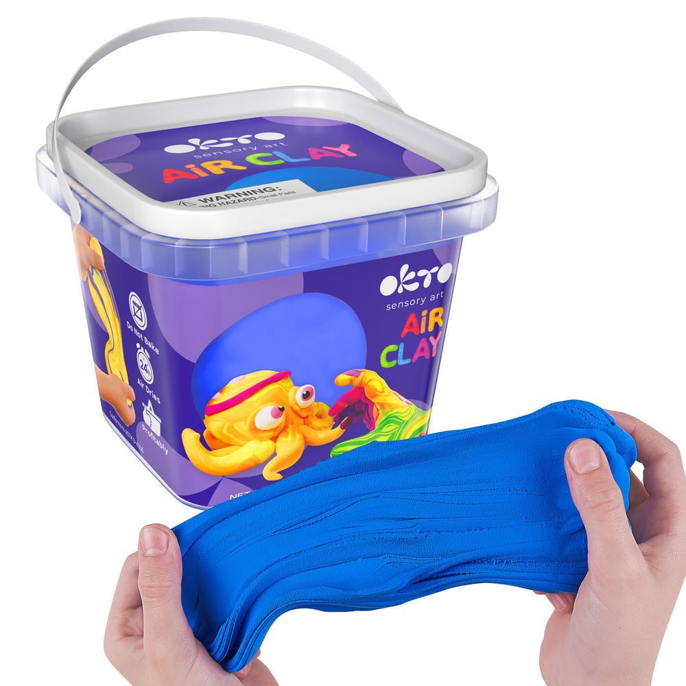 Повітряний пластилін для школи "Синій"