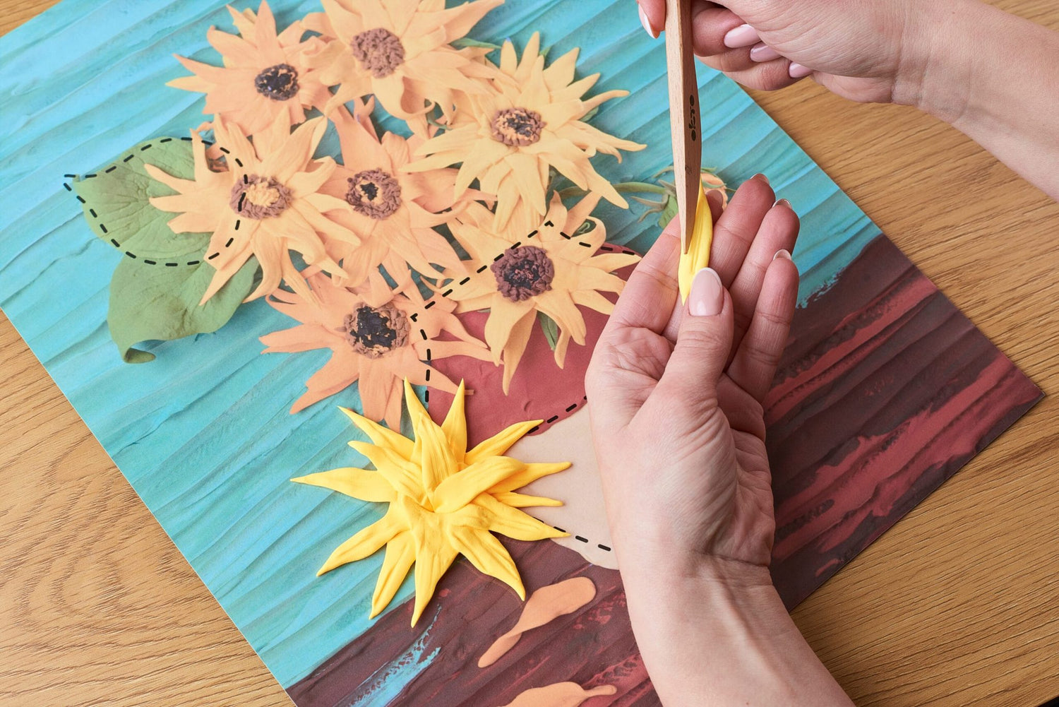 Об'ємна 3D картина “Соняшники”